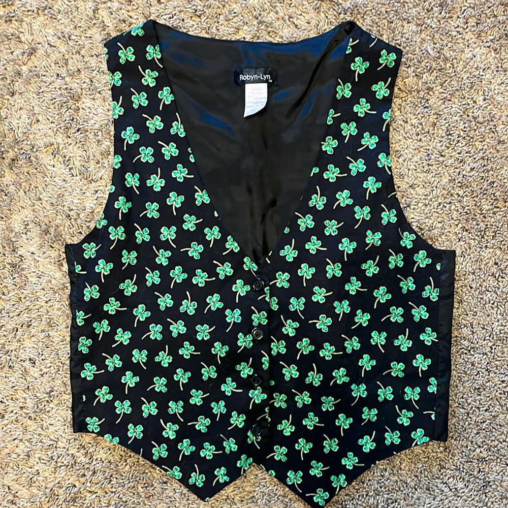 ROBYN LYN ST PATTYS DAY VEST
